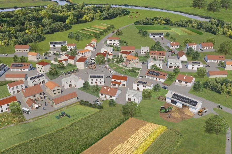 Pametne vasi so vizija, ki lahko pomembno vpliva na to, da postane Evropa bolj ogljično nevtralna, in ki postavlja temelje za možnost preprostega in nebolečega izvajanja družbene distance in dela na daljavo. Vir slike: Pametne-vasi.