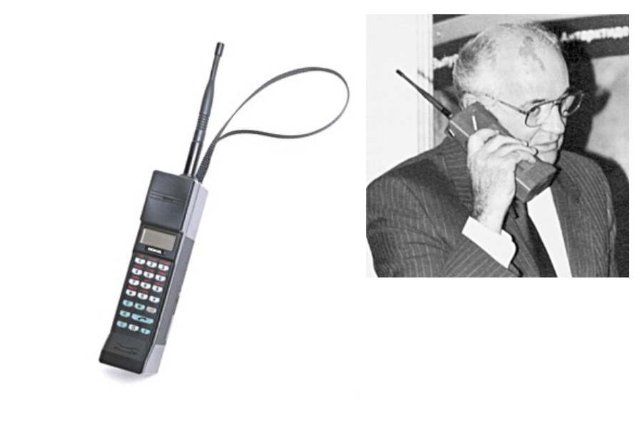 Nokia je leta 1982 podrla še en mejnik in trgu predstavila prvi ročni mobilni telefon – Mobira Cityman 900. 