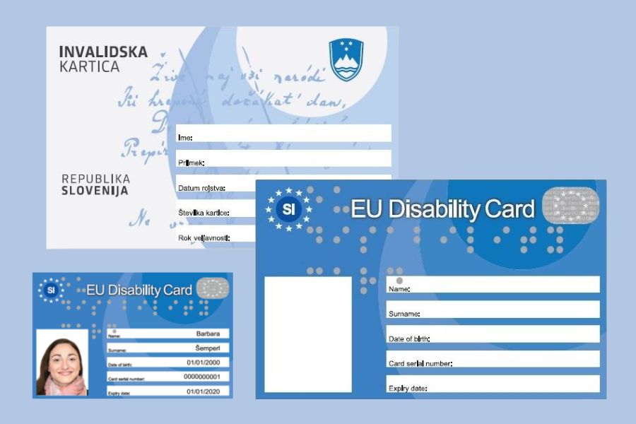 S kartico za invalide se lahko uveljavlja ugodnosti in popuste. Vir slike: Spletna stran kartice.
