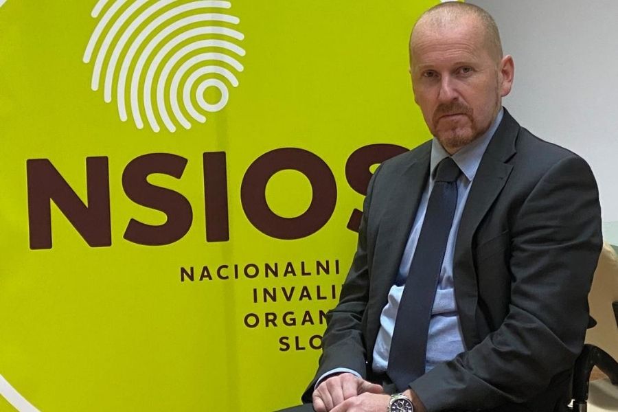 Invalidi opozarjajo, da niso vključeni v vse postopke, ki se jih tičejo. Borut Sever, predsednik Nacionalnega sveta invalidskih organizacij Slovenije. Vir slike: zveza paraplegikov Slovenije.