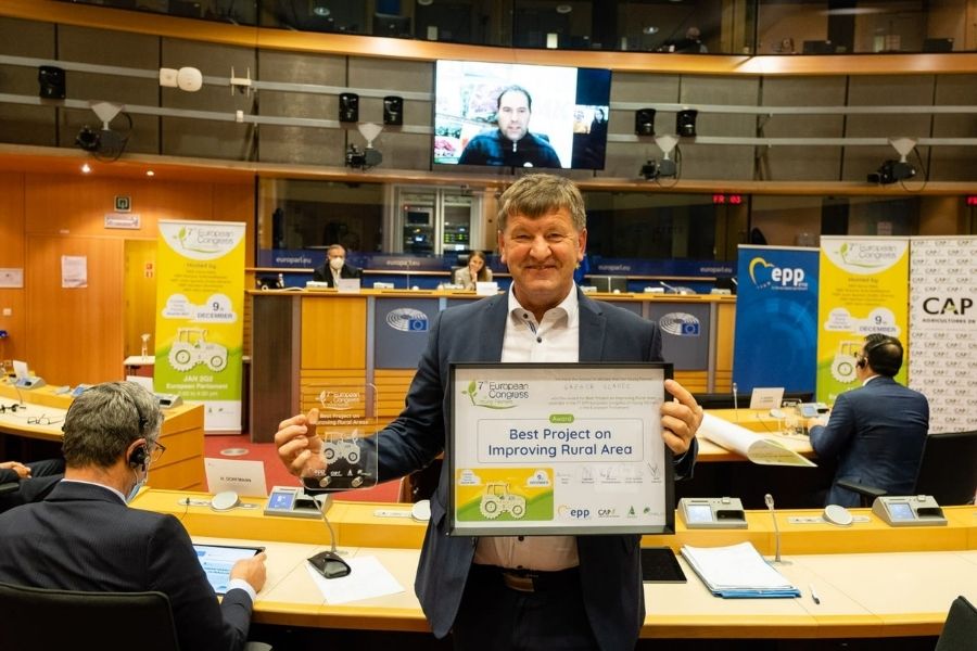 Franc Bogovič, poslanec v Evropskem parlamentu SLS/EPP in slovenski ambasador projekta. Vir slike: EP.