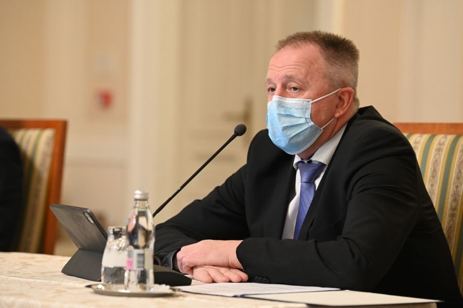 Minister za gospodarstvo Zdravko Počivalšek. Vir slike: Twitter Vlada RS.