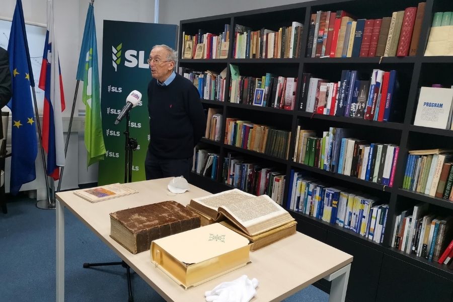 Zgodovinar in odličen poznavalec življenja in dela Jožeta Plečnika dr. Damjan Prelovšek. Vir slike: SLS.