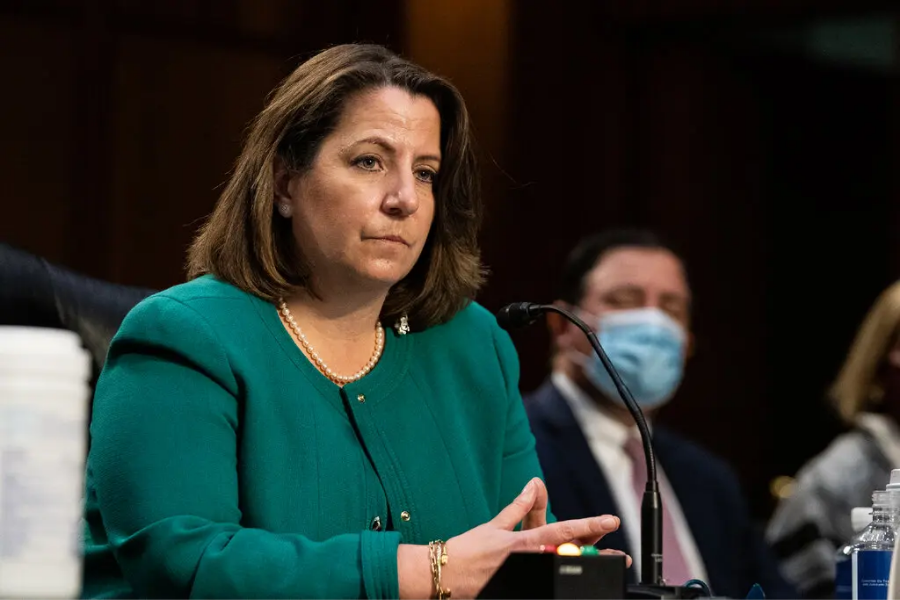 Namestnica generalnega državnega tožilca Lisa O. Monaco: Kriptovalute niso varno zatočišče za kriminalce. Vir slike: NYT.