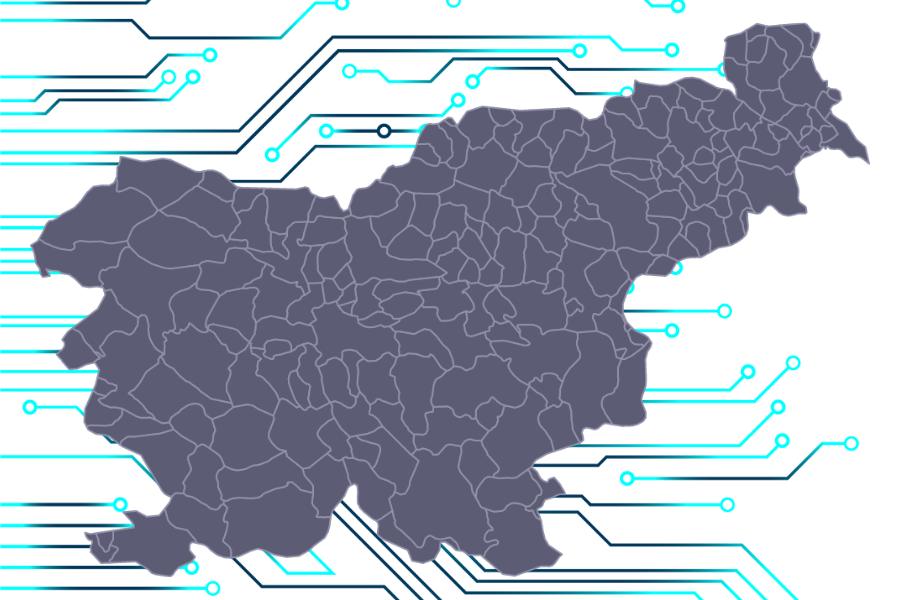 Kaj bo prinesla digitalizacija Slovenije? Vir slike: Online maps.