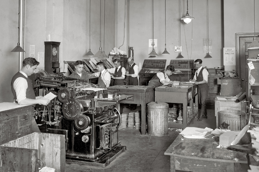 Časopisi po Evropi so množično začeli izginjati. Vir slike: Dave_Shorpy.