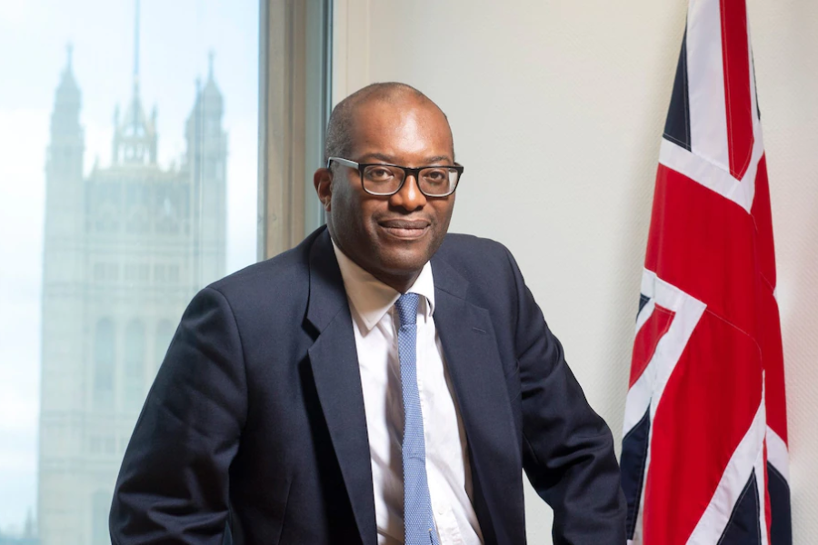 Kwasi Kwarteng, minister za podjetništvo, energijo in industrijsko strategijo Združenega kraljestva. Vir slike: The Telegraph.