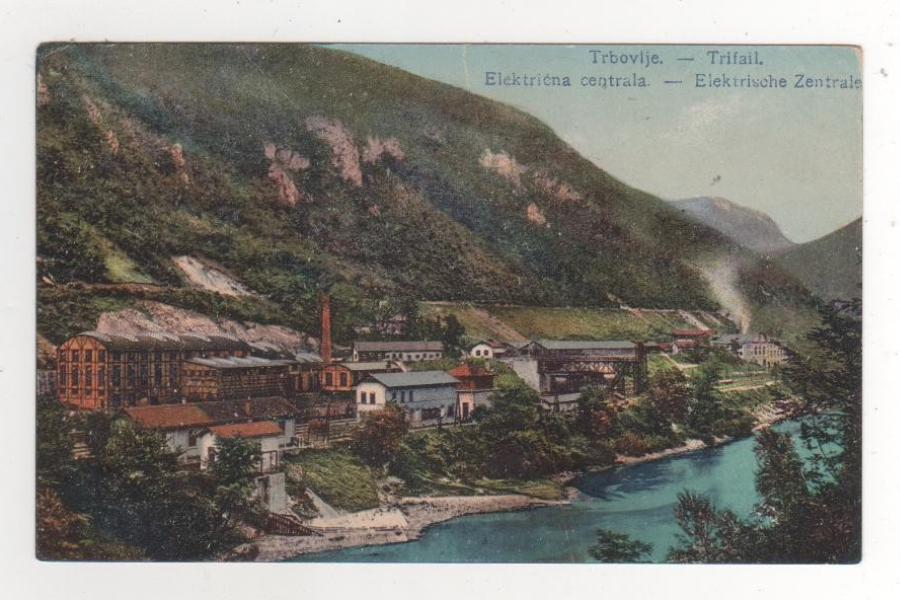 Trbovlje na razglednici. Vir slike: Moj album.