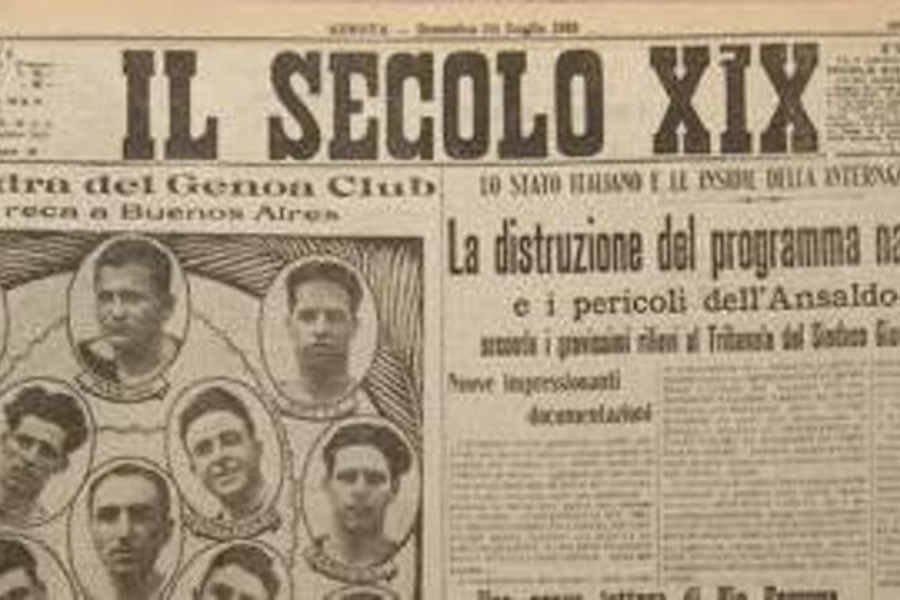 Časopisi, kot so bili Corriere della sera, Mondo in Secolo XIX, so zagovarjali svobodo in demokracijo. Vir slike: Secolo XIX.