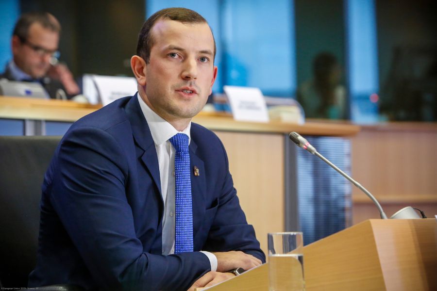 Evropski komisar Virginijus Sinkevičius. Vir slike: wwfcee.org.