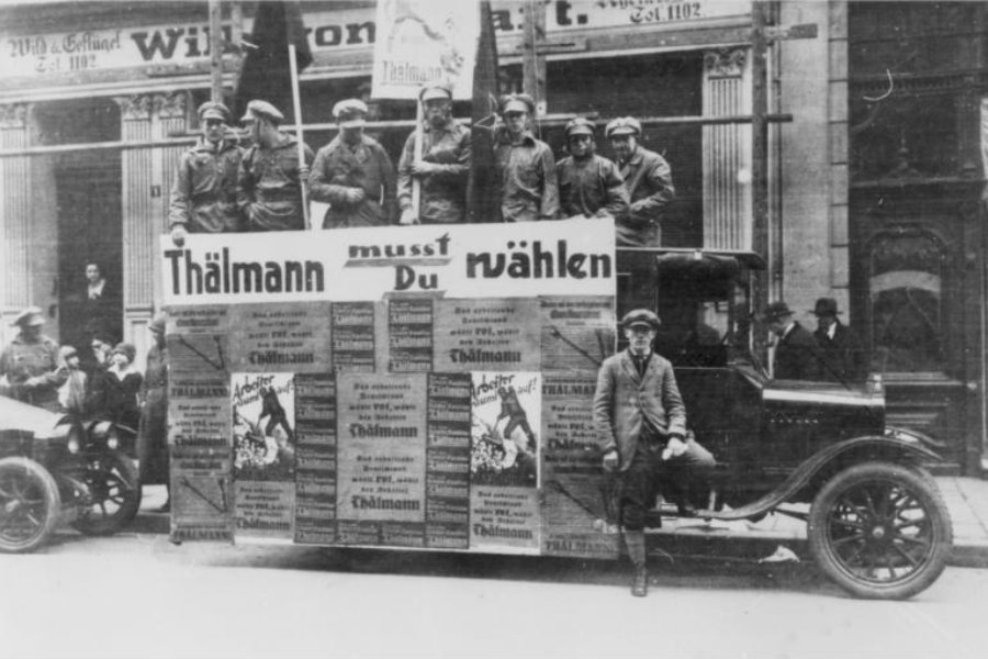 Slovenec: Komunistična partija Nemčije v kraju Essen leta 1925. Vir slike: Wikicommons.