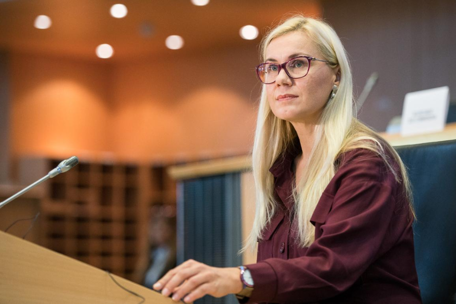 Evropska komisarka za energijo Kadri Simson. Vir slike: Evropski parlament.