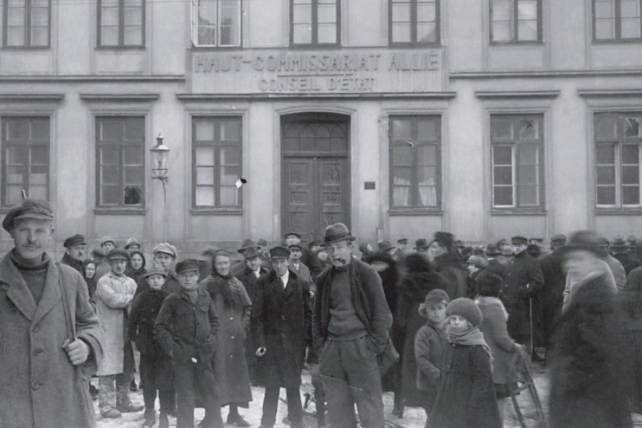 Slovenec: Fotografija iz Litve leta 1923. Vir slike: Centralni zgodovinski arhiv Litve.