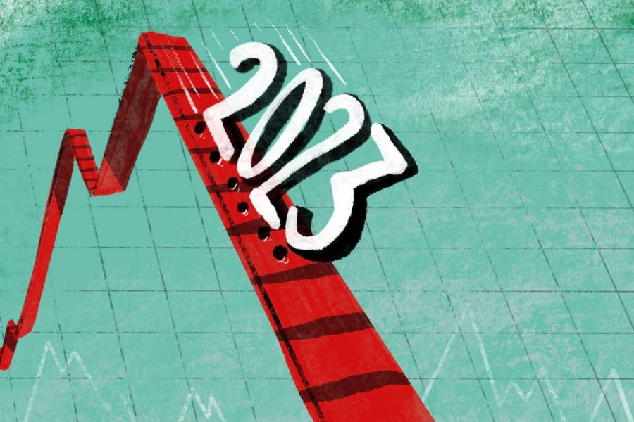 Kje je recesija. Za leto 2023 je bila napovedana recesija. Vir slike: portal Money.