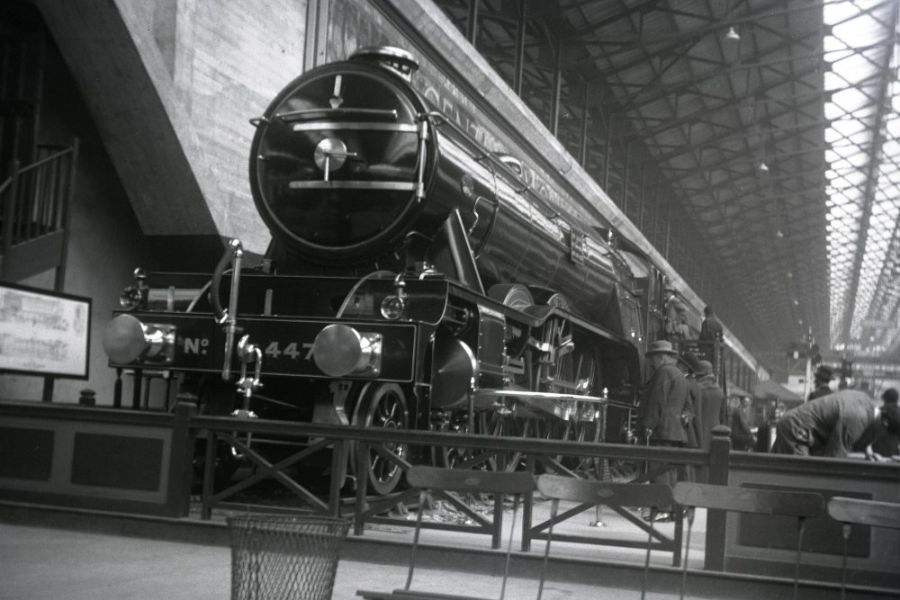 Slovenec. Flying Scotsman, angleška lokomotiva, zgrajena leta 1923. Vir slike: Railway Museum UK.