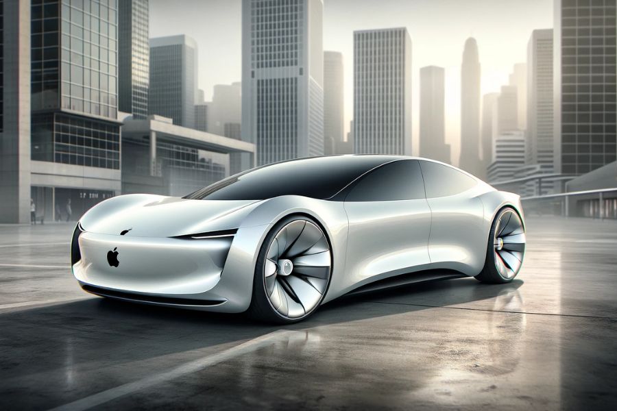 Eden izmed konceptov Applovega električnega avtomobila. Vir slike: Apple.