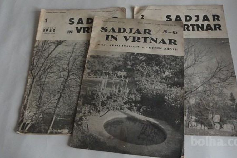 Slovenec. Izdaja revije Sadjar in vrtnar iz leta 1940. Vir slike: gabrijelss, Bolha.