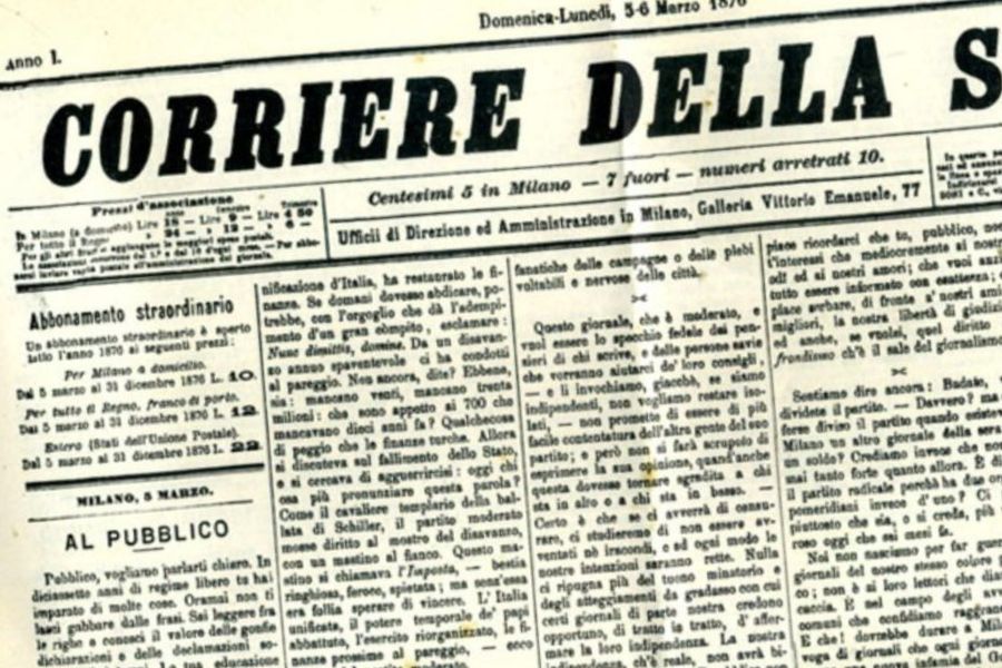 Slovenec. Fašisti so napadali opozicijske časopise: Vir slike: Museo Milano.