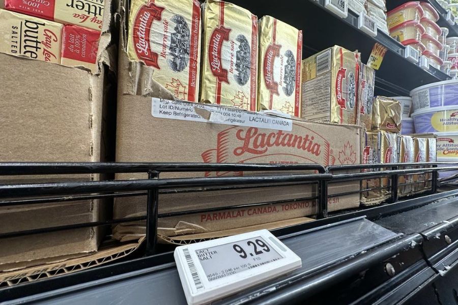 Kotacije cen masla so se že deseti mesec zapored povišale. Vir slike: Toronto Star.