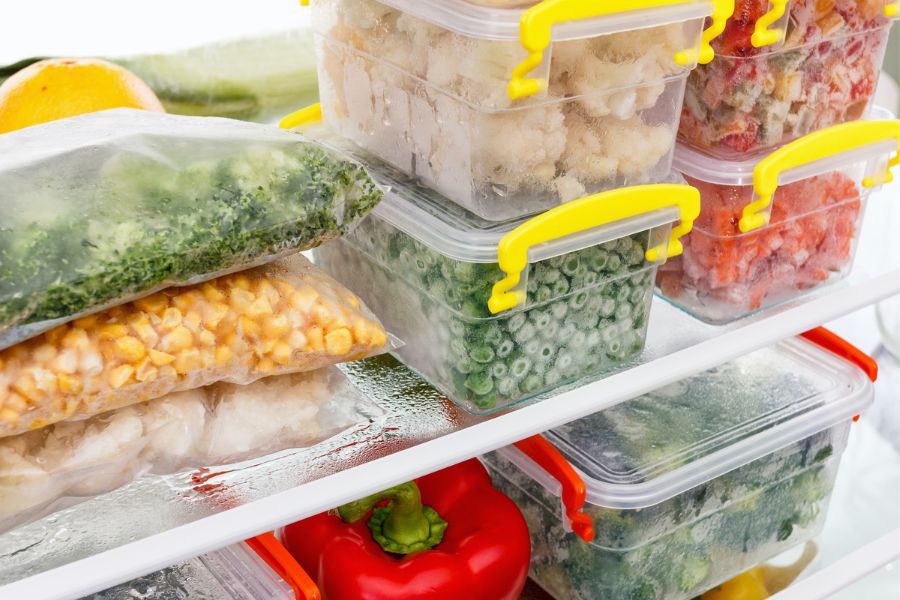 Hrana. Če ste kupili ali pripravili več hrane, kot je boste lahko porabili, je zamrzovanje odlična rešitev. Vir slike: cookforyourlife.org.