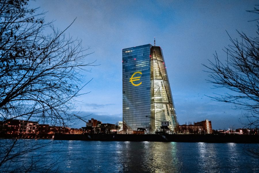 ECB znižala obrestne mere. Stavba Evropske centralne banke v Frankfurtu v Nemčiji. Vir slike: Flickr.