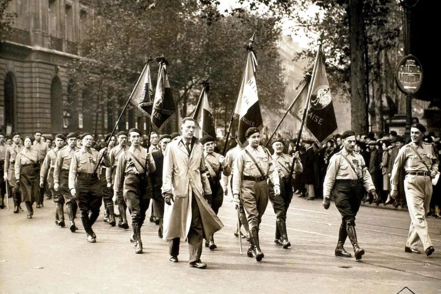 Slovenec. V Franciji se je širil fašizem. Vir slike: History Today, Chris Millington.