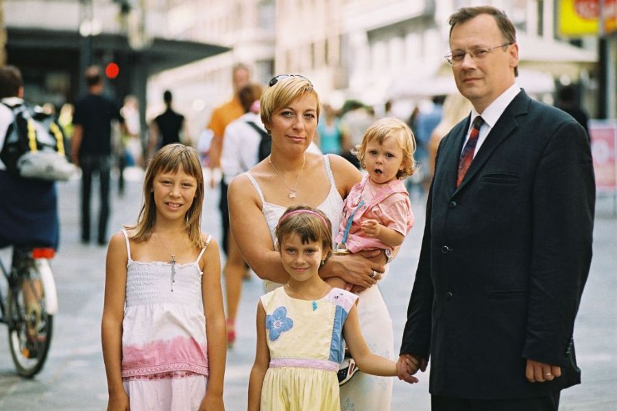 Zoranova družina. Vir: osebni arhiv Zorana Dernovška.