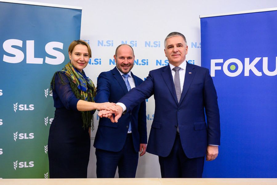 Predsedniki skupne liste SLS, NSi in FOKUS. Od leve proti desni: dr. Tina Bregant, Jernej Vrtovec, Marko Lotrič. Vir slike: NSi.